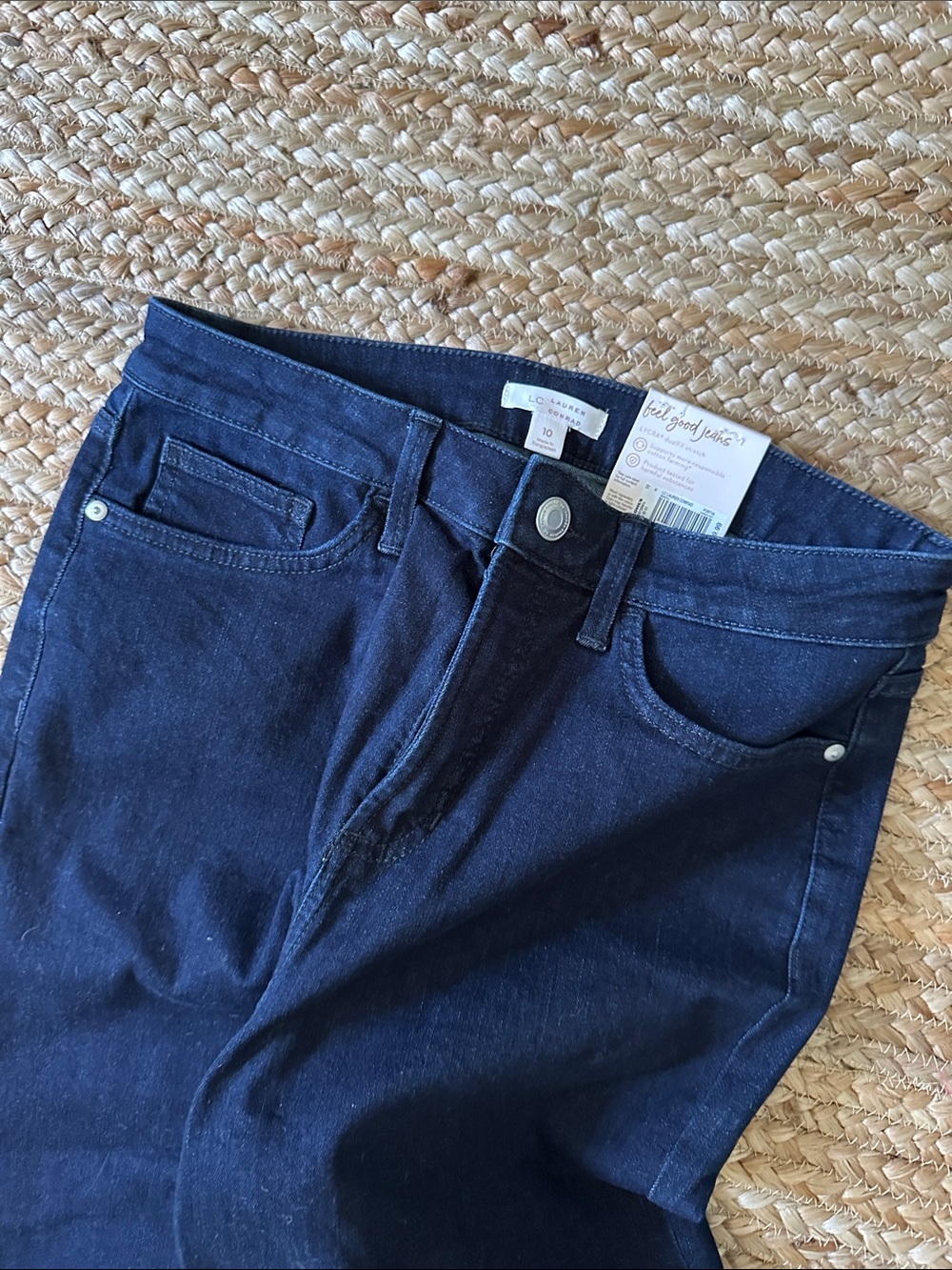 LC Lauren Conrad Dark Indigo High-Rise Women's Jeans